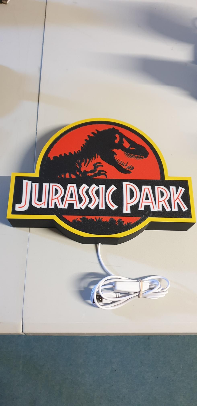 Lampe Jurassic Park