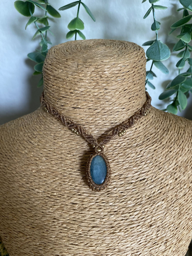 Collier UNIQUE - AIGUE MARINE 