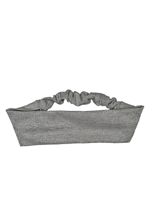 Bandeau cheveux gris pailleté 