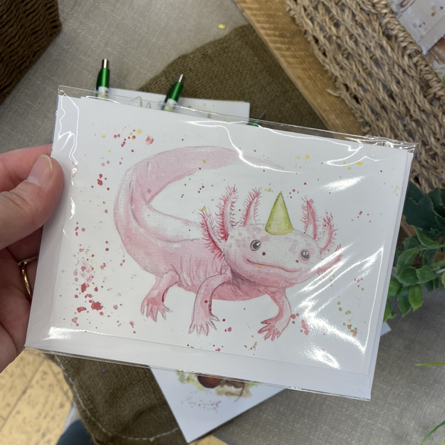 Axolotl A6 Card