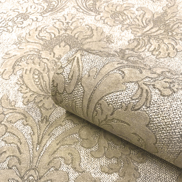 San Remo Damask Natural - Belgravia - 6527