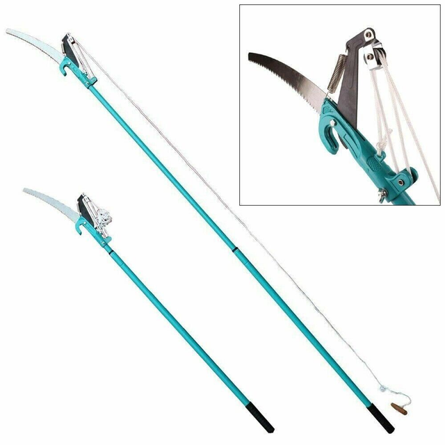 Heavy Duty Tree Lopper Telescopic Ratchet Anvil Hedge Trees Branch Max hight 2M