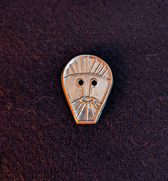 Viking face dude belt mount