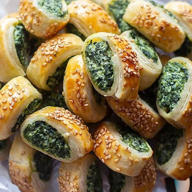 Rustici di pasta sfoglia(Vegetali)