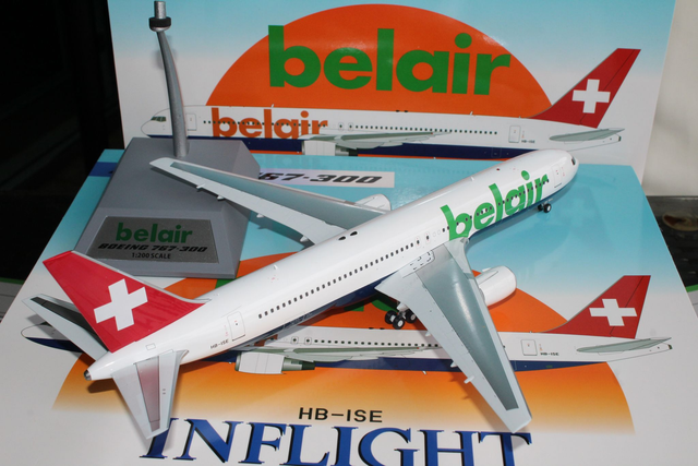 Belair B767-300 (HB-ISE), 1:200, Inflight200