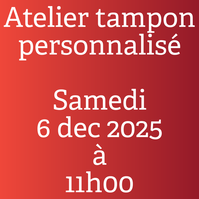 Guest Solstice Reims : atelier de création de tampon personnalisé - linogravure