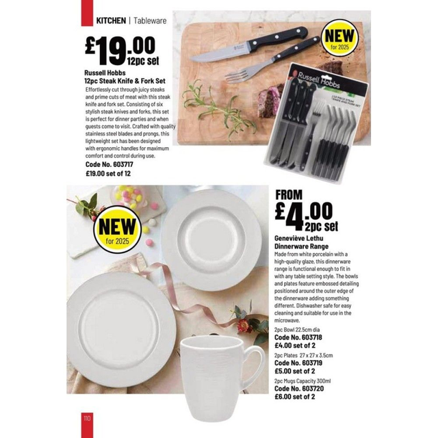 12pc Steak Knife &amp; Fork Set