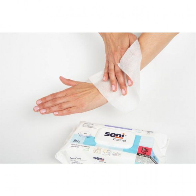 Seni Care Lingettes Imprégnées – Carton de 10 paquets/68 lingettes (hygiène & soin)