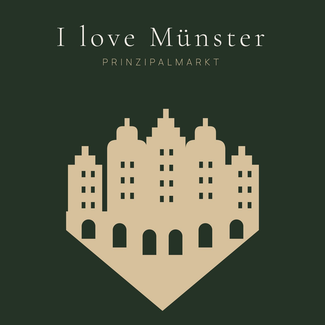 I love Münster – Giebelherz
