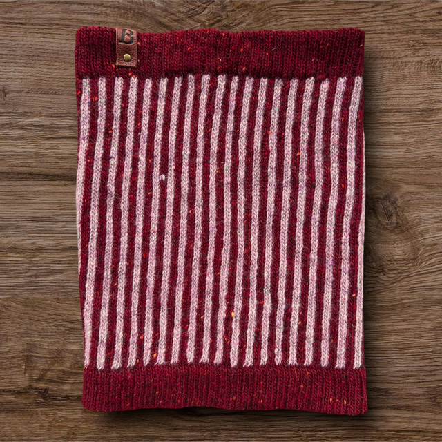 Soft Merino Wool Handmade Snood / Neck Warmer (Colour: Carnival)