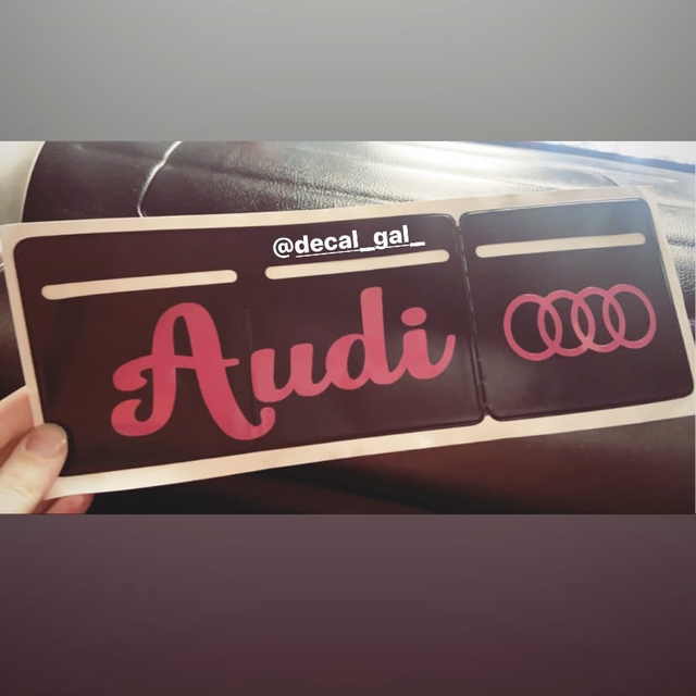 Audi Script Disc Holder