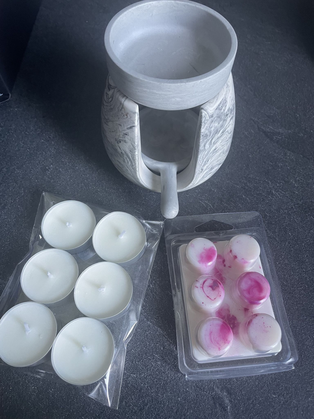 Brûle-parfum et fondants en coffret