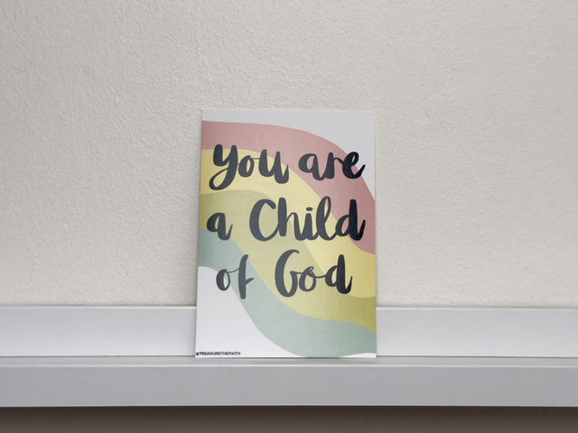 You are a child of God Postcard