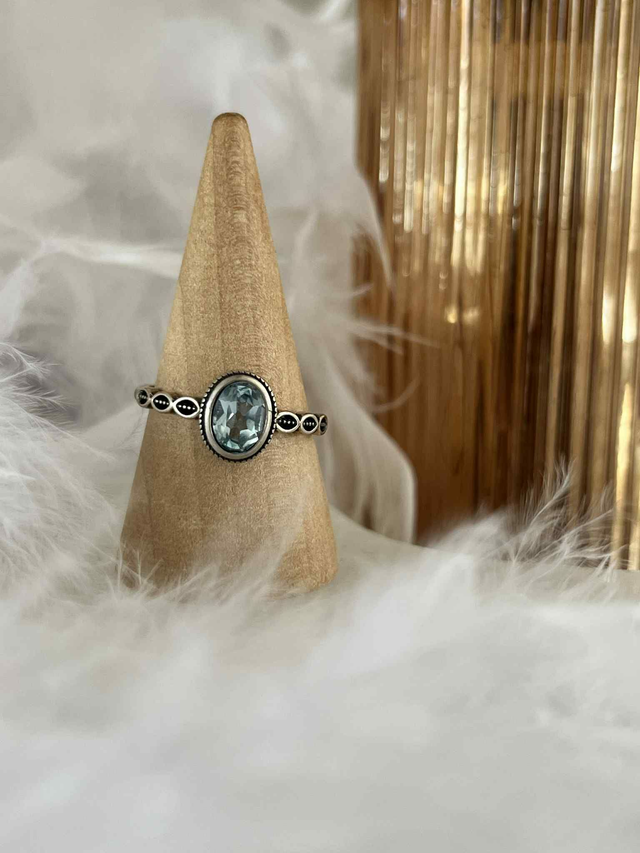 Bague argent 325 topaze