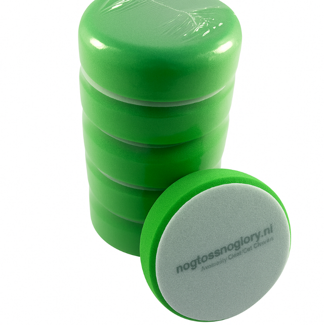 Polijstpad groen 76 mm, 5 stuks