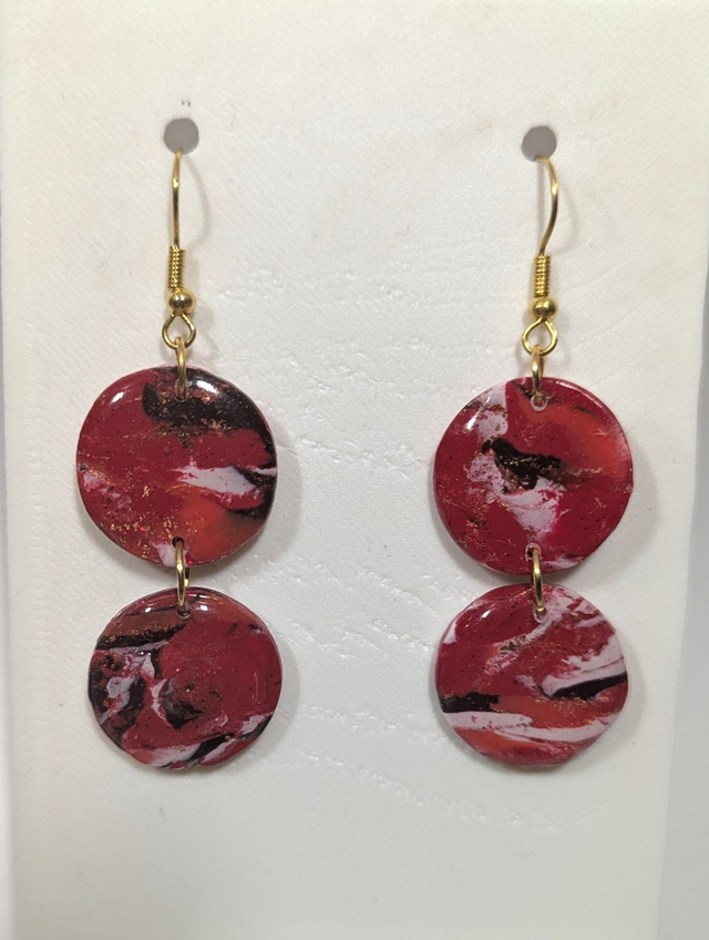 Boucles d'oreilles Flamboyante