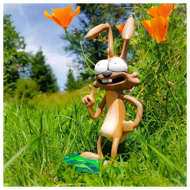 Lapin, "le grand méchant renard et autre contes" 18cm