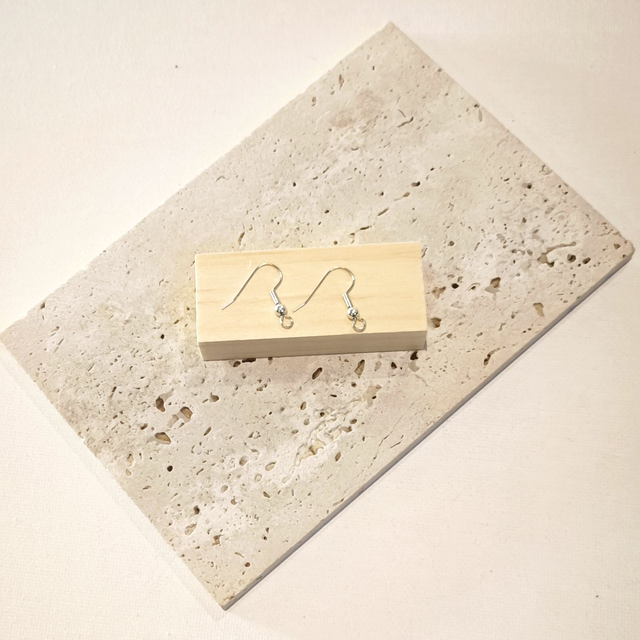 Boucles d’oreilles Acier inox hypoallergénique – Personnalisables avec charm’s