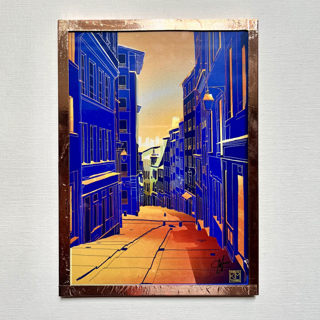 Illustration Descente de la Montée de la Grande Côte, Lyon 