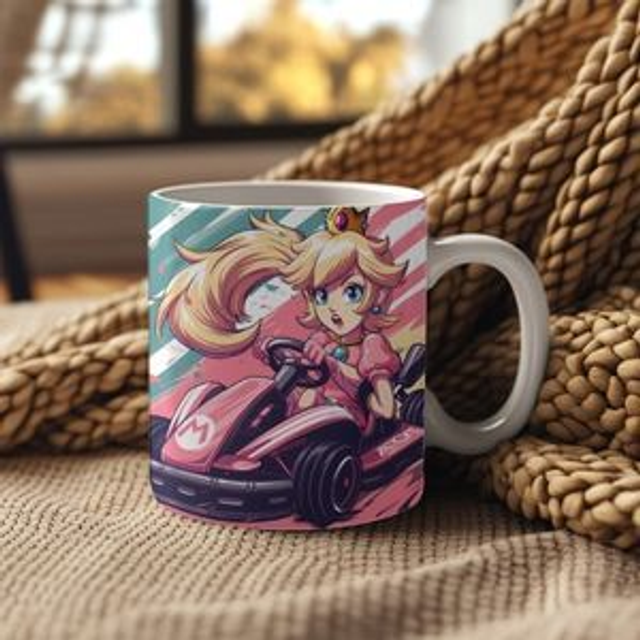 Mug Peach - Mario kart