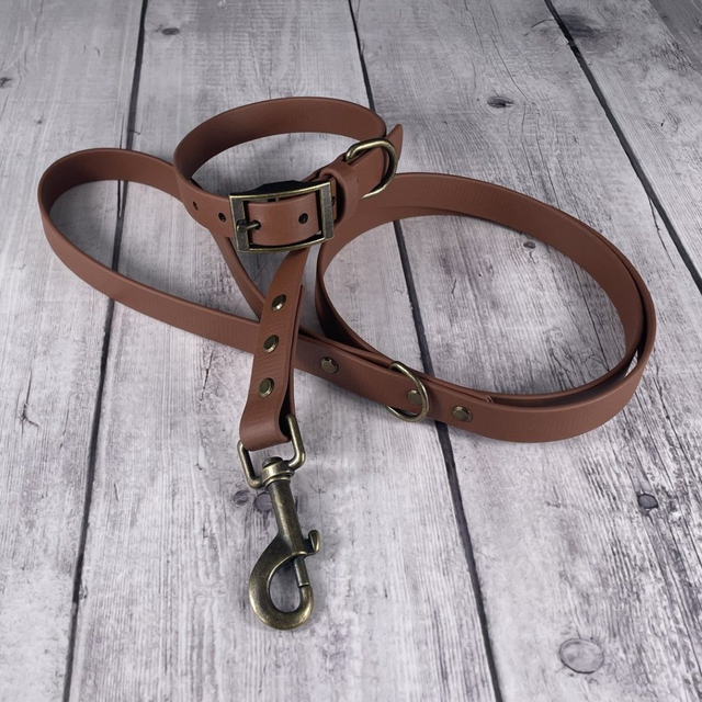 Milk Chocolate Waterproof BioThane® Collar