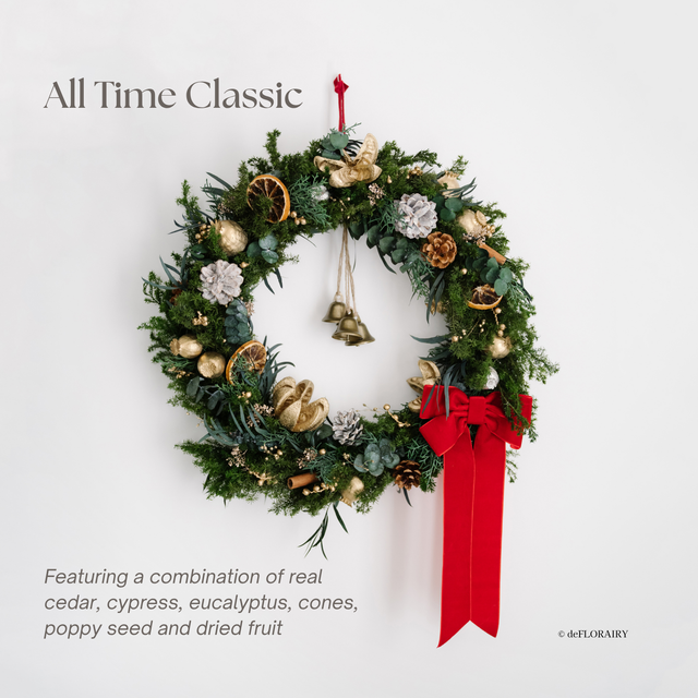All Time Classic - Deluxe | Christmas Wreath | UK-Wide Delivery