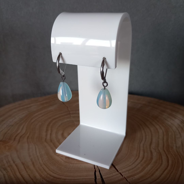 Boucles d&#039;oreilles en Opalite