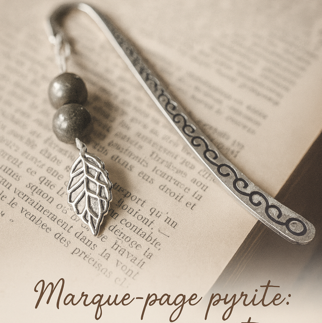 Marque page pyrite 