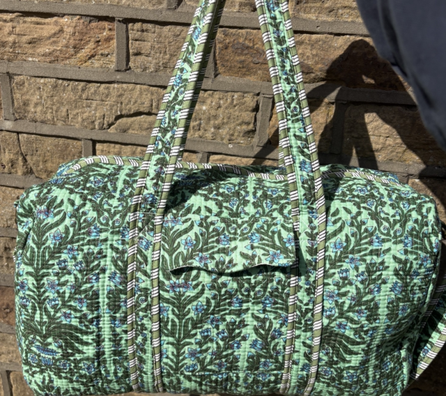 Green Autumnal Duffle Bag