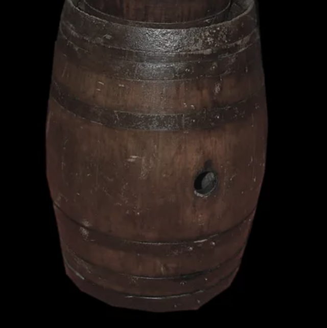 Location - tonneau en bois