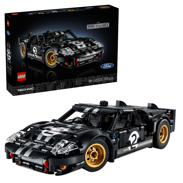 LEGO 42223 Technic 1966 Ford GT40 MKII Rennwagen