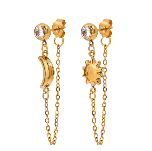 Boucles d’oreilles MONACO | En acier inoxydable 