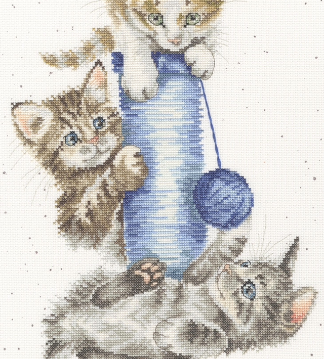 Three’s a Crowd Counted Cross Stitch Kit