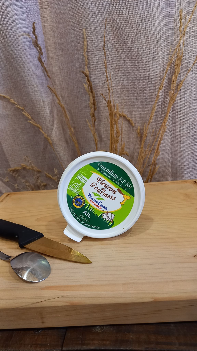 Cancoillotte Bio de Fleuron des Gourmets - Clerval pot de 200 gr