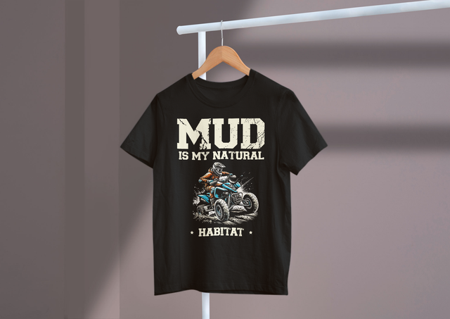 Mud Is My Natural Habitat Obstacle Course Race Mud Run Fun. Schlamm ist mein natürlicher Lebensraum. Hindernisparcoursrennen, Schlammlaufspaß
