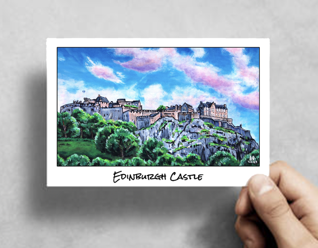 X10 Postcards - Edinburgh Castle (40p per unit)