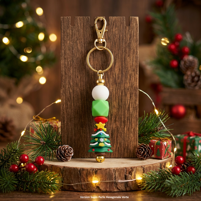 Porte-clé Noël - Sapin