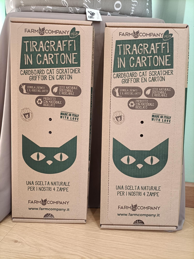 Tappeto Tiragraffi In Cartone Riciclato 55x20cm