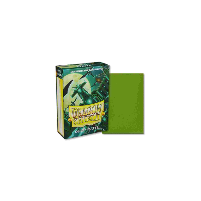 Dragon Shield Matte 60 Sleeves Japanese - Olive
