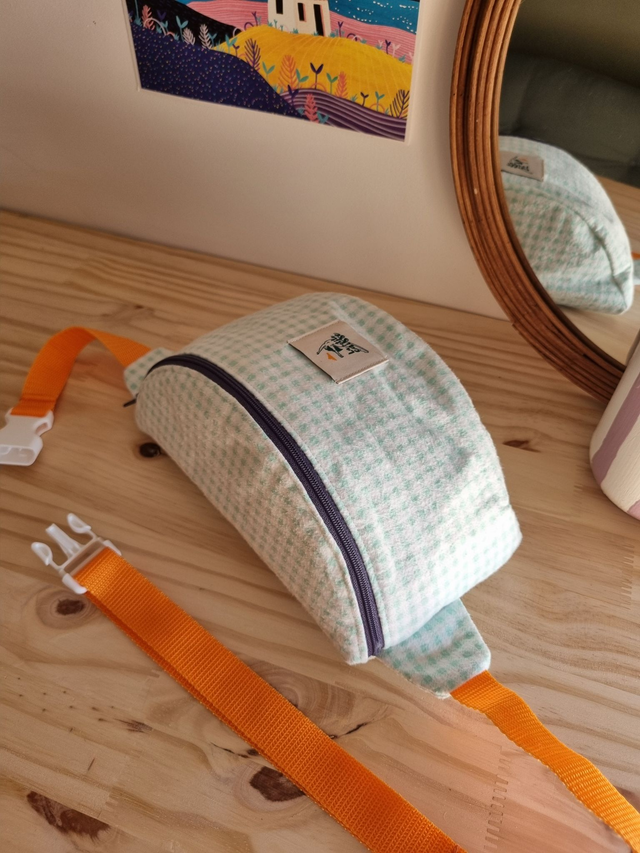 Banane vichy bleu clair