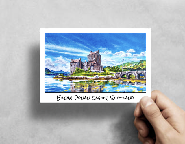 X10 Postcards - Eilean Donan Castle (40p per unit) (1)