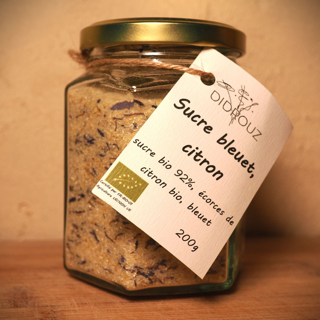 Sucre bleuet citron