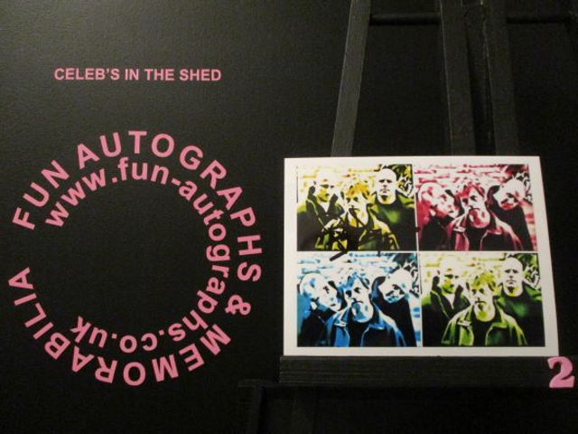 Chris Fosh Authentic Autographed 6x4.5 Pop Art Limited Edition (2)