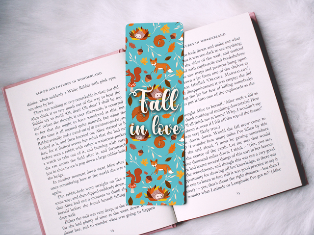 Marque-page "Fall in love"