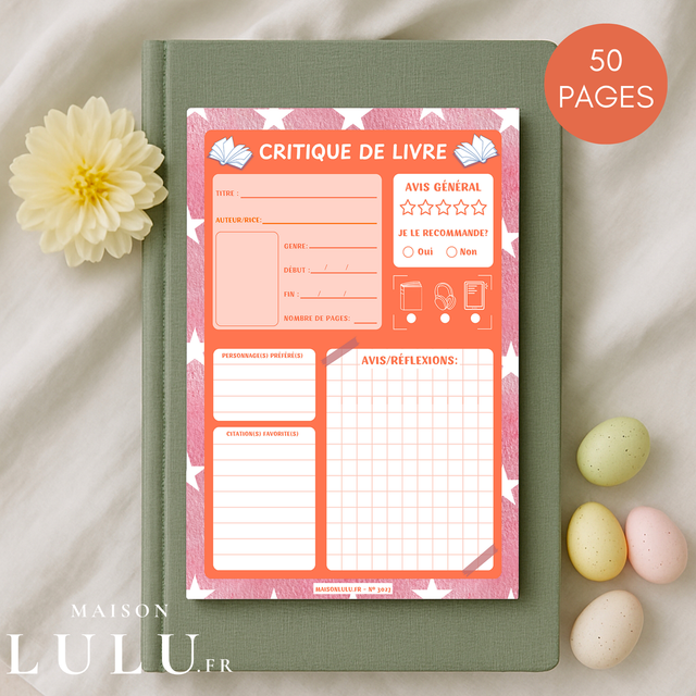 Bloc-Note Suivi, Avis, Résumé et Critique de Livres