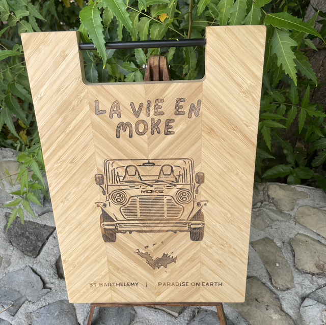 Planche à découper avec poignée 