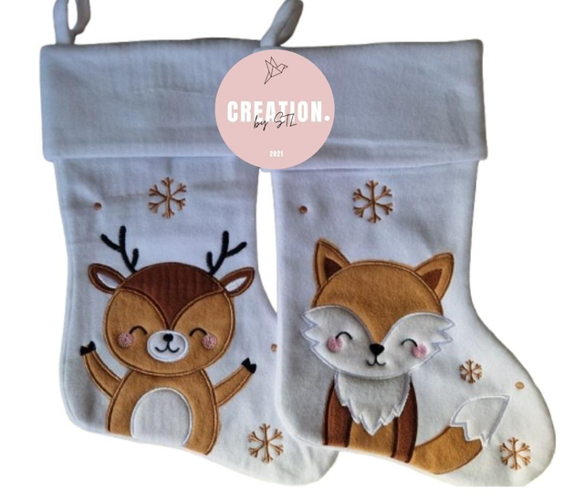 Chaussette de Noël - Prénom à personnaliser