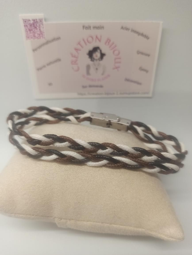 Bracelet tressé en Corde 