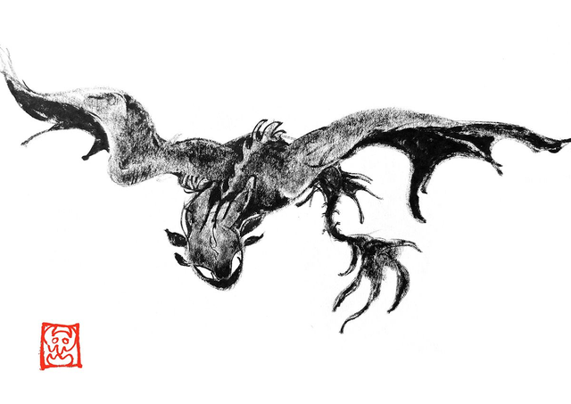 Flying Toothless A4 print