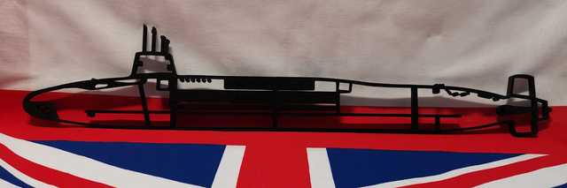 Submarine Wall Art - 3D Printed - Vanguard Class 